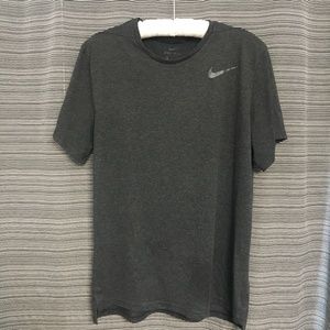 Nike Mens Dri-Fit Short Sleeved Tee in Heather Grey Size Medium
